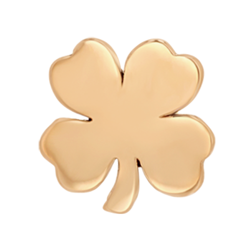 14k Rose Gold Itty Bitty Clover