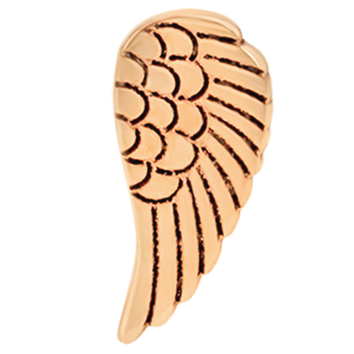 Itty Bitty Rose Gold Right Angel Wing