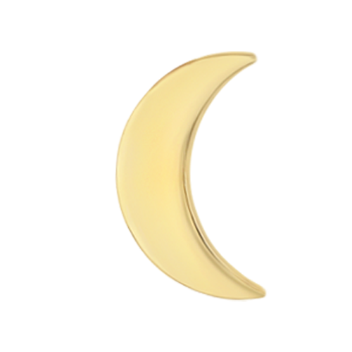 Itty Bitty Yellow Gold Moon
