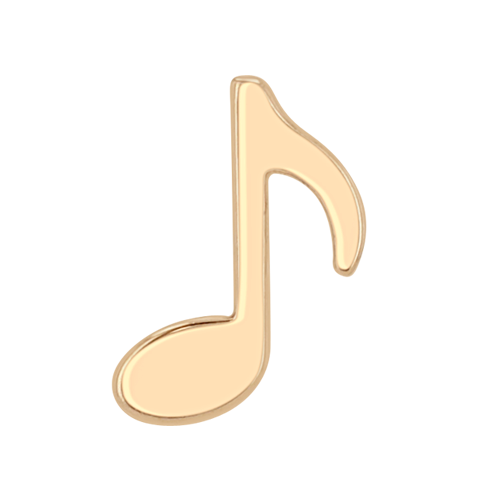 Zoë Chicco 14k Rose Gold Itty Bitty Music Note
