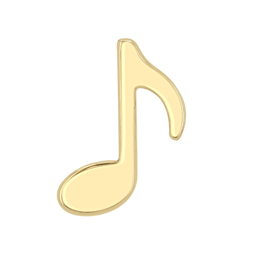 Zoë Chicco 14k Yellow Gold Itty Bitty Music Note