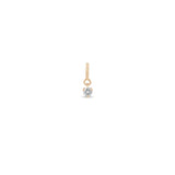 Zoë Chicco 14k Gold Prong Diamond Spring Ring Charm Pendant