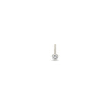 Zoë Chicco 14k Gold Prong Diamond Charm Pendant