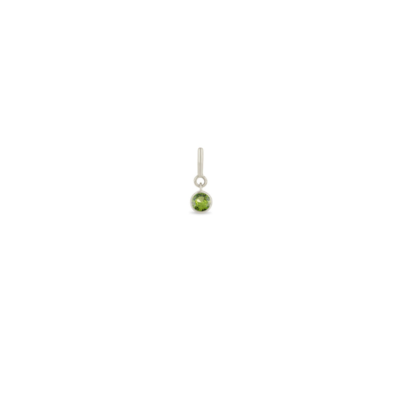 Zoë Chicco 14k Gold Peridot Spring Ring Charm Pendant | August Birthstone