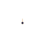 Zoë Chicco 14k Rose Gold Blue Sapphire Charm Pendant | September Birthstone