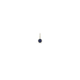 Zoë Chicco 14k White Gold Blue Sapphire Charm Pendant | September Birthstone