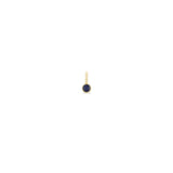 Zoë Chicco 14k Yellow Gold Blue Sapphire Charm Pendant | September Birthstone