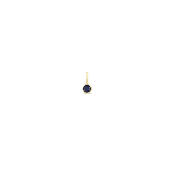 Zoë Chicco 14k Yellow Gold Blue Sapphire Charm Pendant | September Birthstone