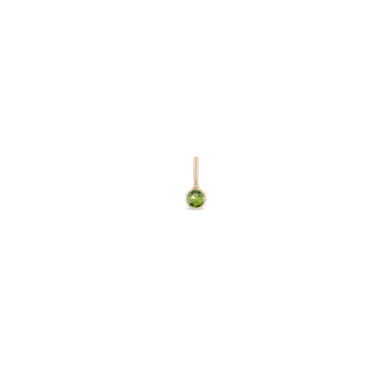 Zoë Chicco 14k Gold Peridot Charm Pendant | August Birthstone