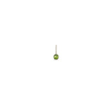 Zoë Chicco 14k Gold Peridot Charm Pendant | August Birthstone