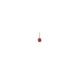 Zoë Chicco 14k Gold Ruby Charm Pendant | July Birthstone