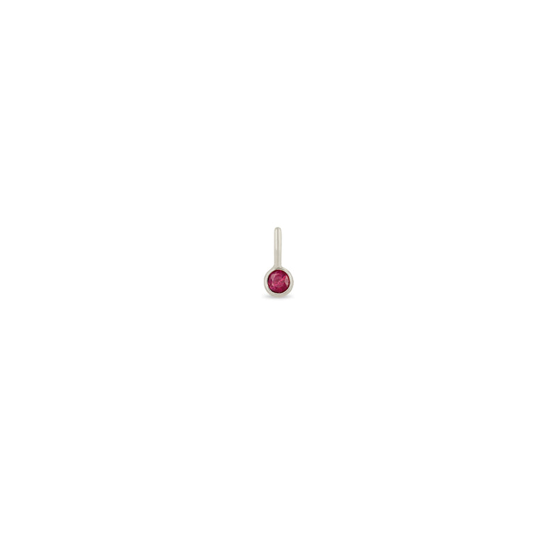 Zoë Chicco 14k Gold Ruby Charm Pendant | July Birthstone