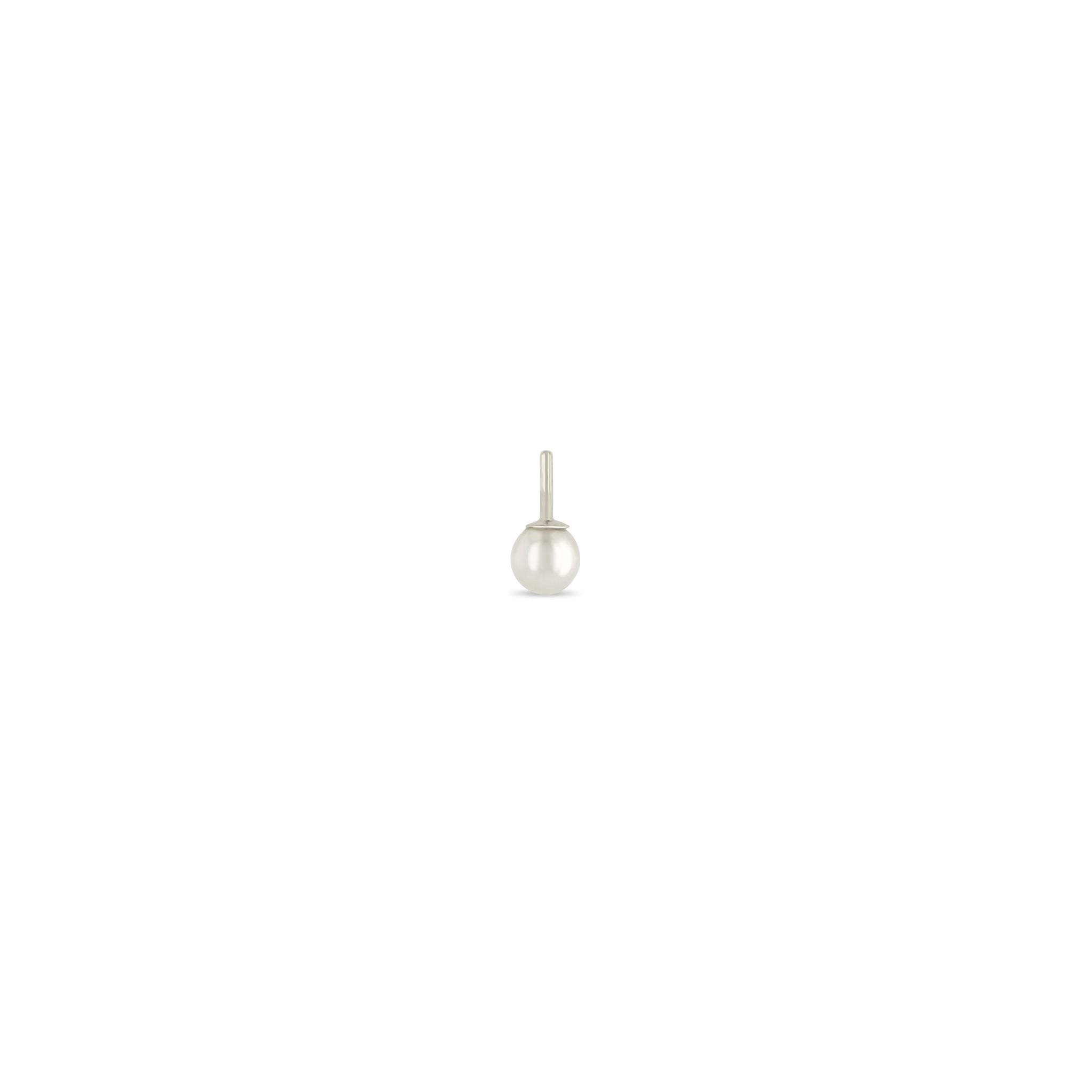 Zoë Chicco 14k Gold Freshwater Pearl Charm Pendant | June Birthstone
