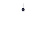 14k Blue Sapphire Charm Pendant
