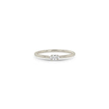 Zoë Chicco 14k Gold Marquise Diamond Thick Band Ring