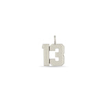 Zoë Chicco 14k Gold Custom Large Varsity Number "13" Charm Pendant
