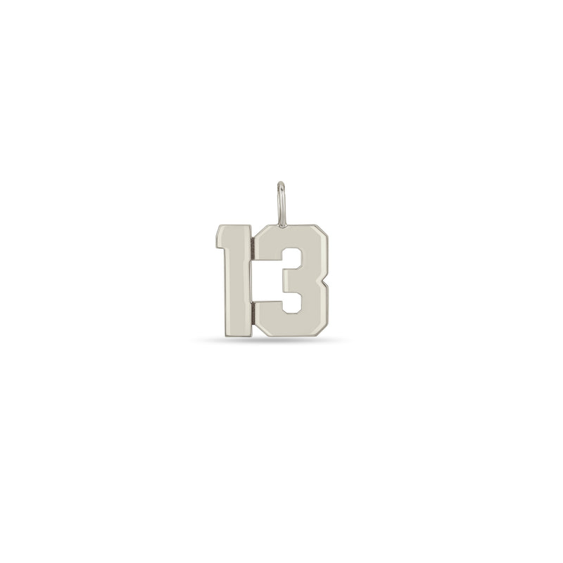 Zoë Chicco 14k Gold Custom Large Varsity Number "13" Charm Pendant