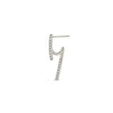 Single Zoë Chicco 14k Gold Pavé Diamond Talon Earring