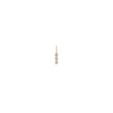 Zoë Chicco 14k Gold 3 Vertical Diamond Bezel Charm Pendant