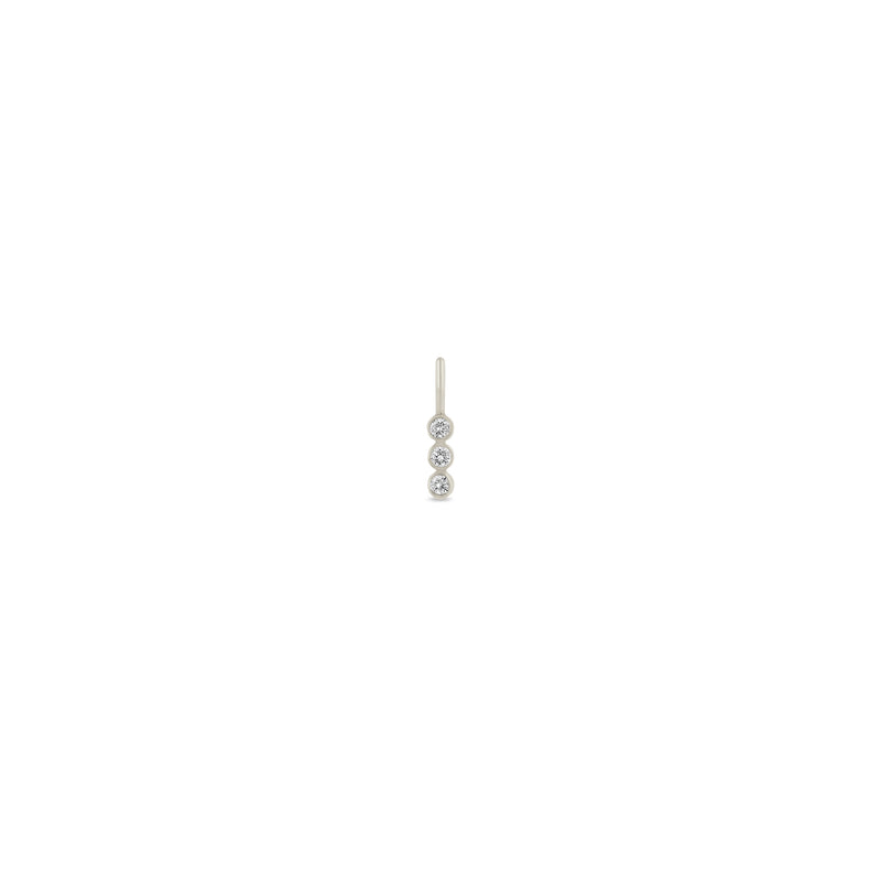 Zoë Chicco 14k Gold 3 Vertical Diamond Bezel Charm Pendant