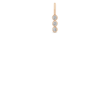 Zoë Chicco 14k Rose Gold 3 Vertical Diamond Bezel Charm Pendant