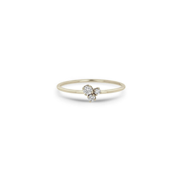 Zoë Chicco 14k Gold Mixed Prong Diamond Trio Ring