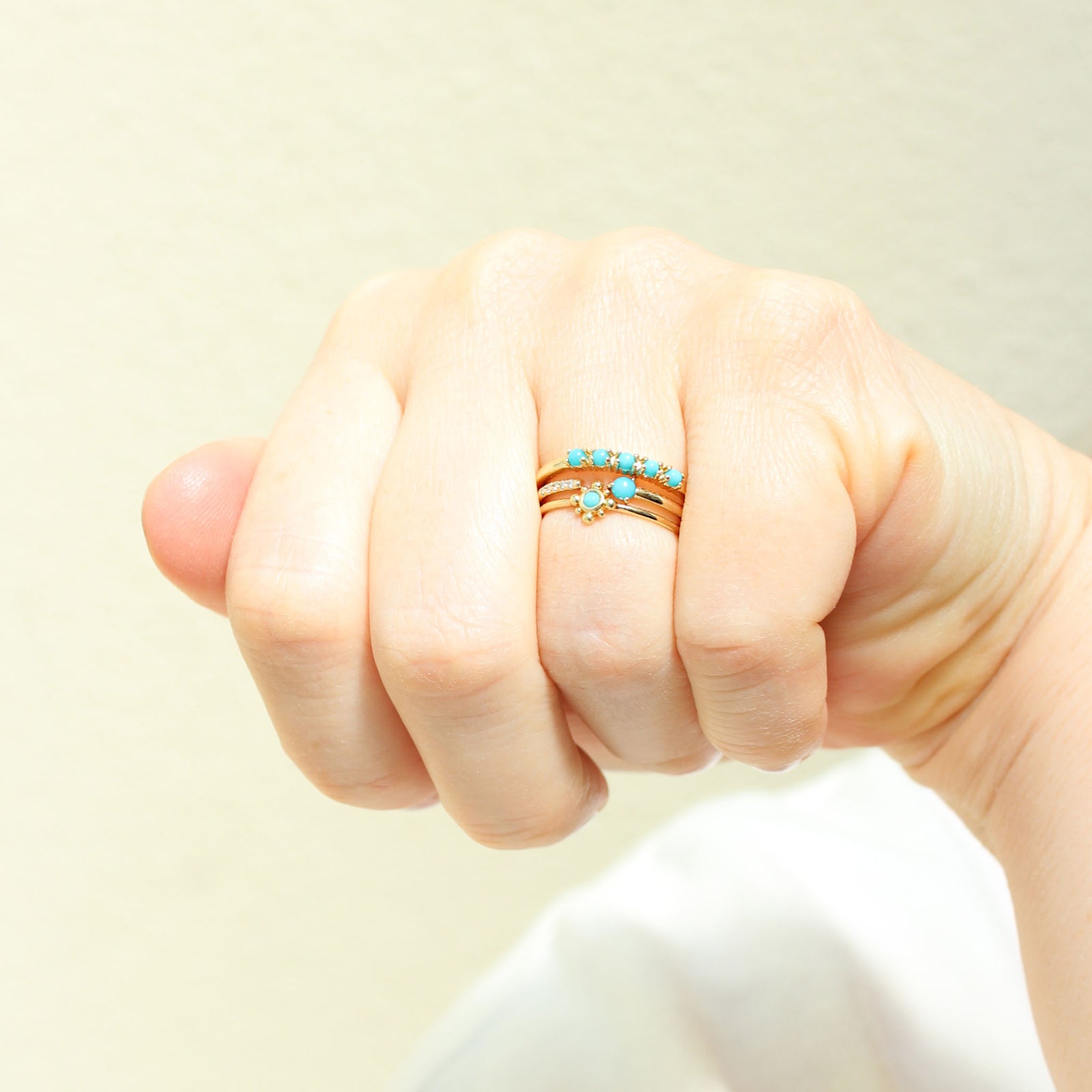 14kgf ナナイロ宝石のもさもさチャーム◝✩1 Chinese Zodiac key ring, Dragon, Yellow, Gold-tone plated | Swarovski