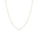 Zoë Chicco 14k Gold Nine Circles Necklace