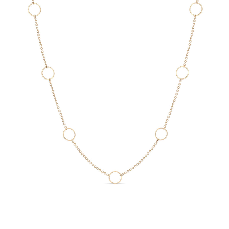 Zoë Chicco 14k Gold Nine Circles Necklace