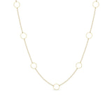 Zoë Chicco 14k Gold Nine Circles Necklace