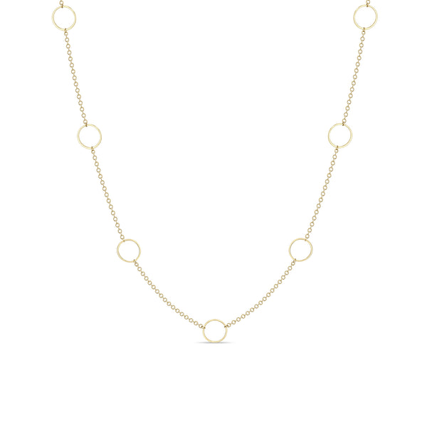 Zoë Chicco 14k Gold Nine Circles Necklace