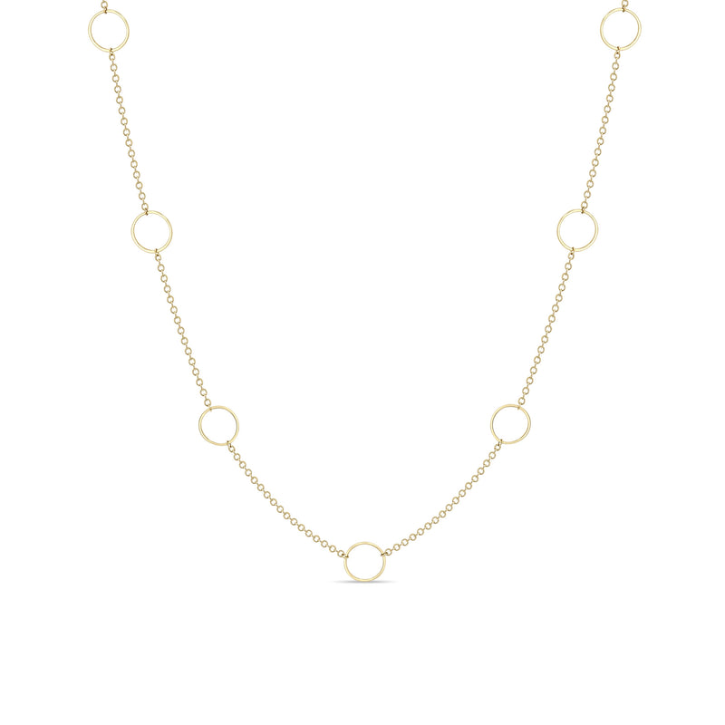 Zoë Chicco 14k Gold Nine Circles Necklace