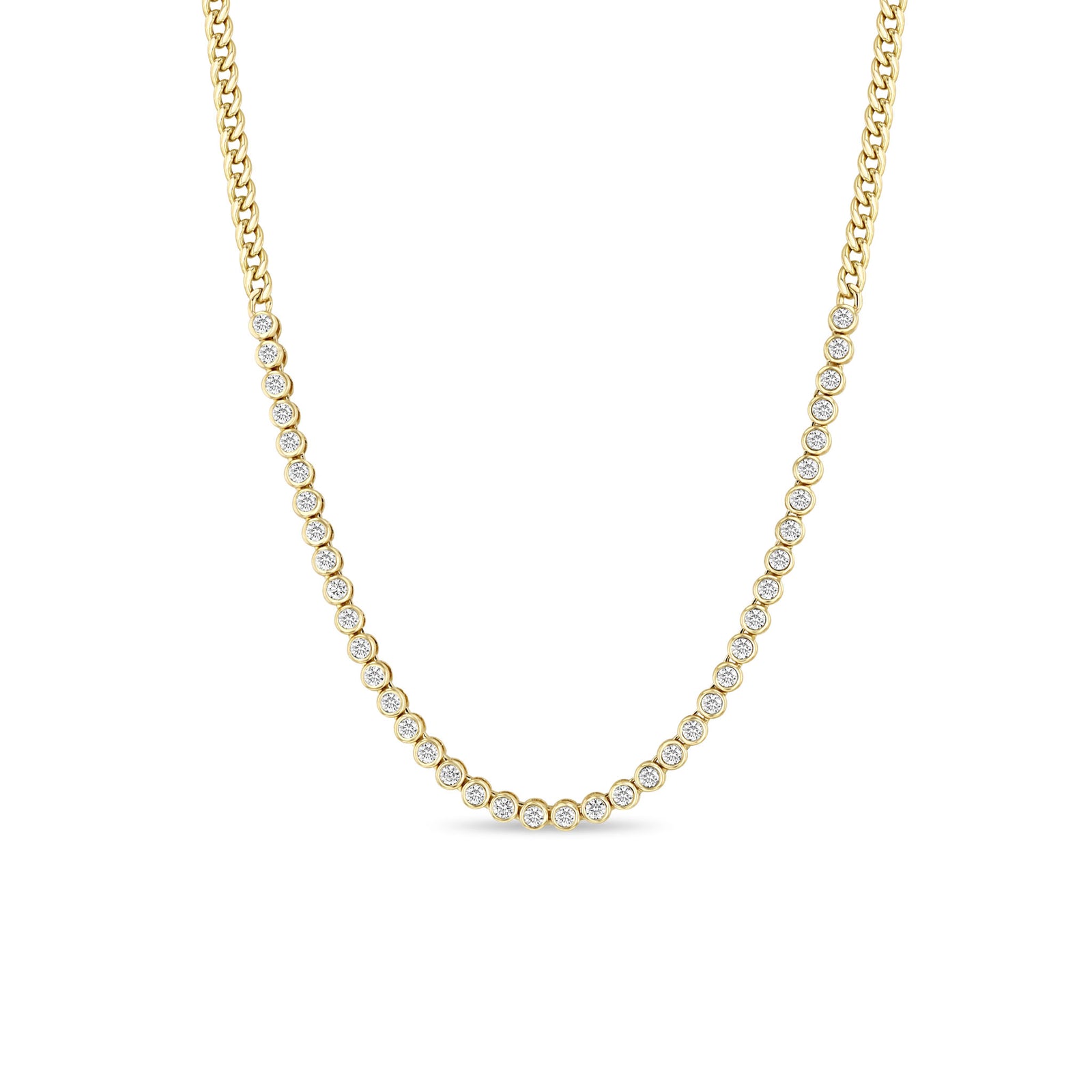 Thin Curb Chain Necklace – GOLDBUG
