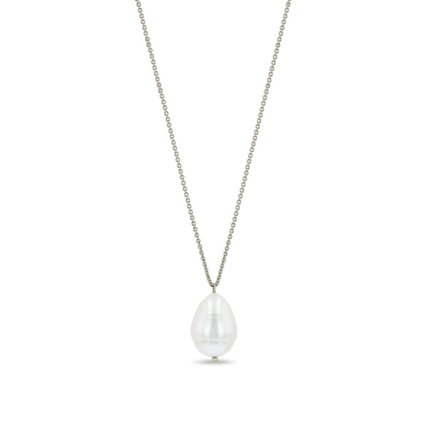 Zoë Chicco 14k Gold Baroque Pearl Long Pendant Necklace