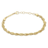 Zoë Chicco 14k Gold Twisted Snake Chain Bracelet