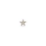Single Zoë Chicco 14k Gold Starfish Stud Earring