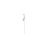 Single Zoë Chicco 14k Gold Pearl Loop Threader Earring