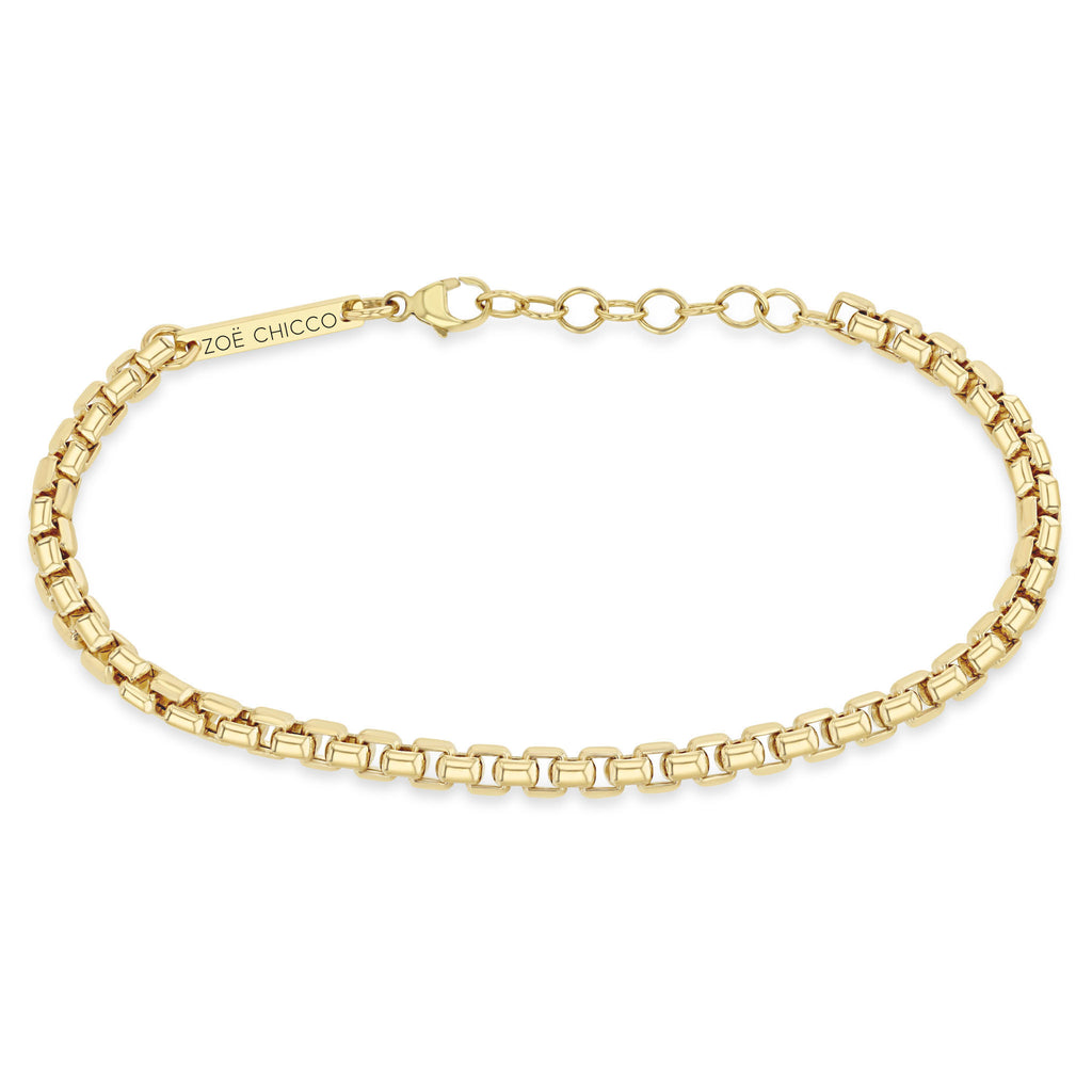 Zoë Chicco 14k Gold Large Box Chain Bracelet – ZOË CHICCO