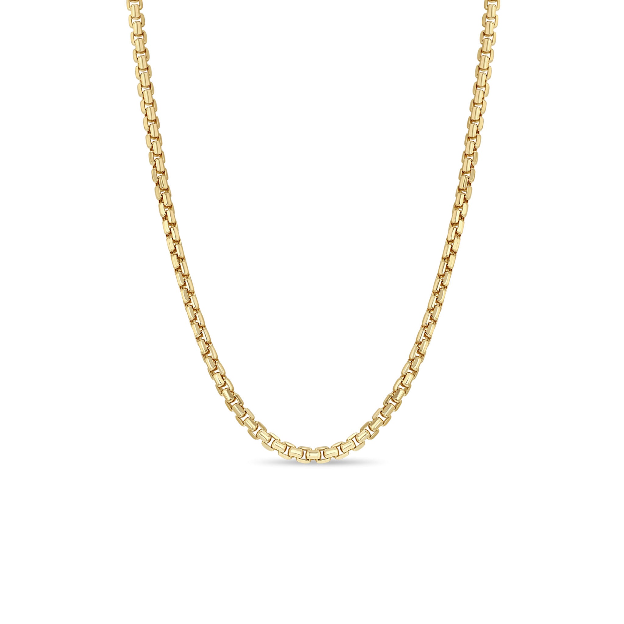 Zoë Chicco 14k Gold Large Box Chain Necklace