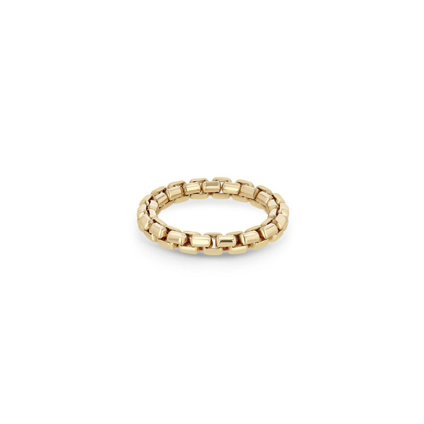 Zoë Chicco 14k Gold Large Box Chain Ring