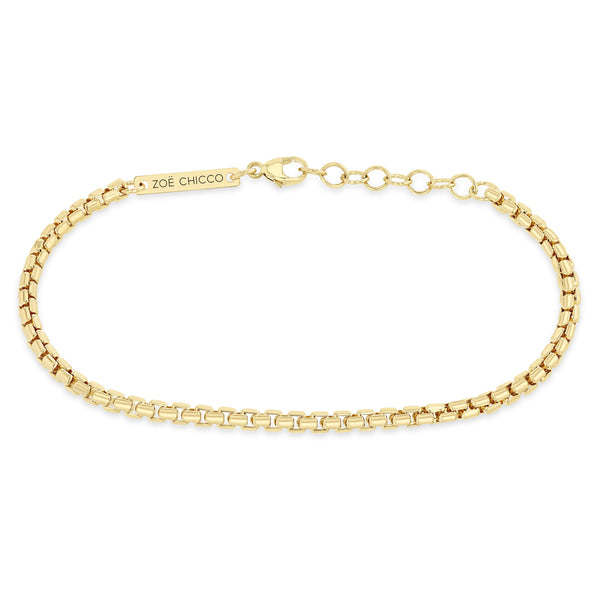 Zoë Chicco 14k Gold Medium Box Chain Bracelet