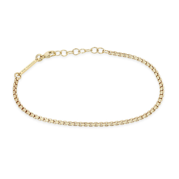 Zoë Chicco 14k Gold Small Box Chain Bracelet