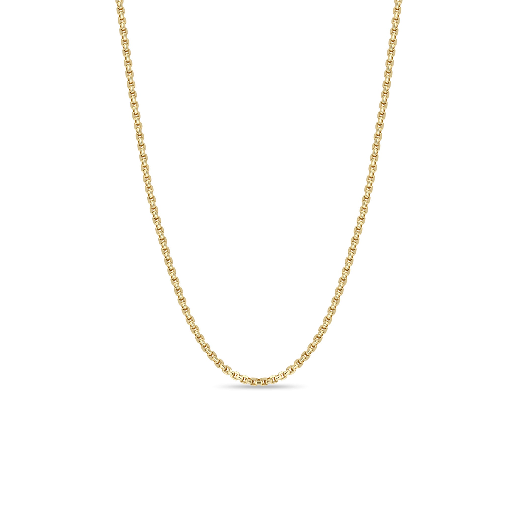 Zoë Chicco 14k Gold Small Box Chain Necklace