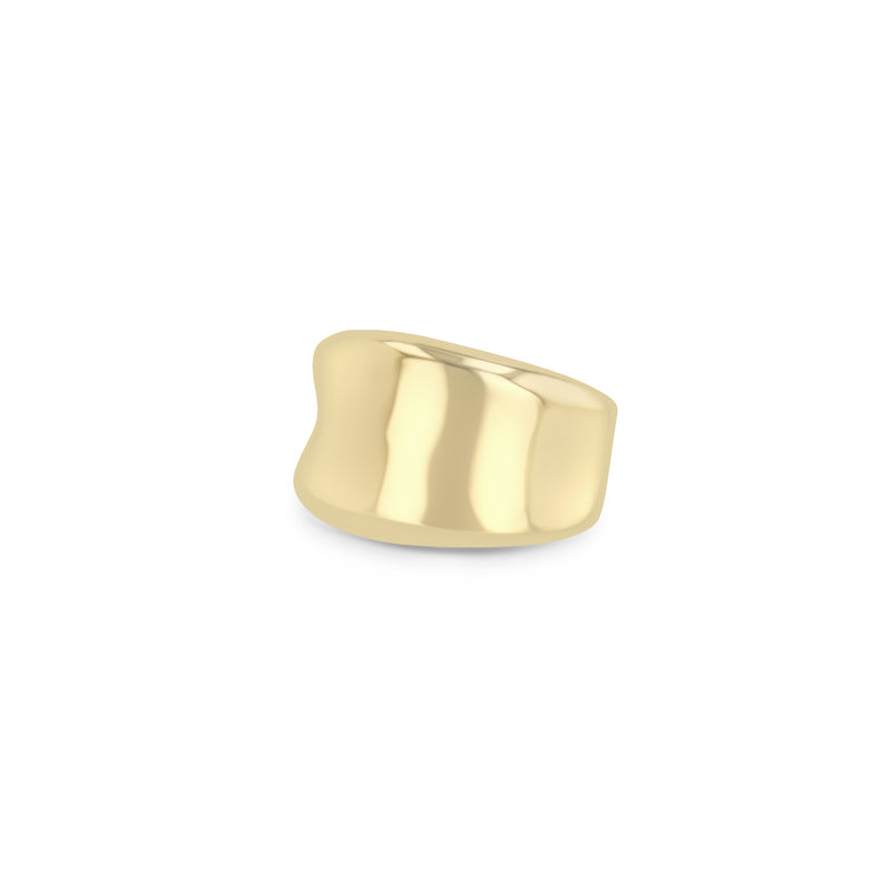 Zoë Chicco 14k Gold Chunky Concave Band Ring