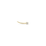 14k Prong Diamond Whisp Studs