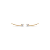 14k Prong Diamond Whisp Studs