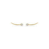 14k Prong Diamond Whisp Studs