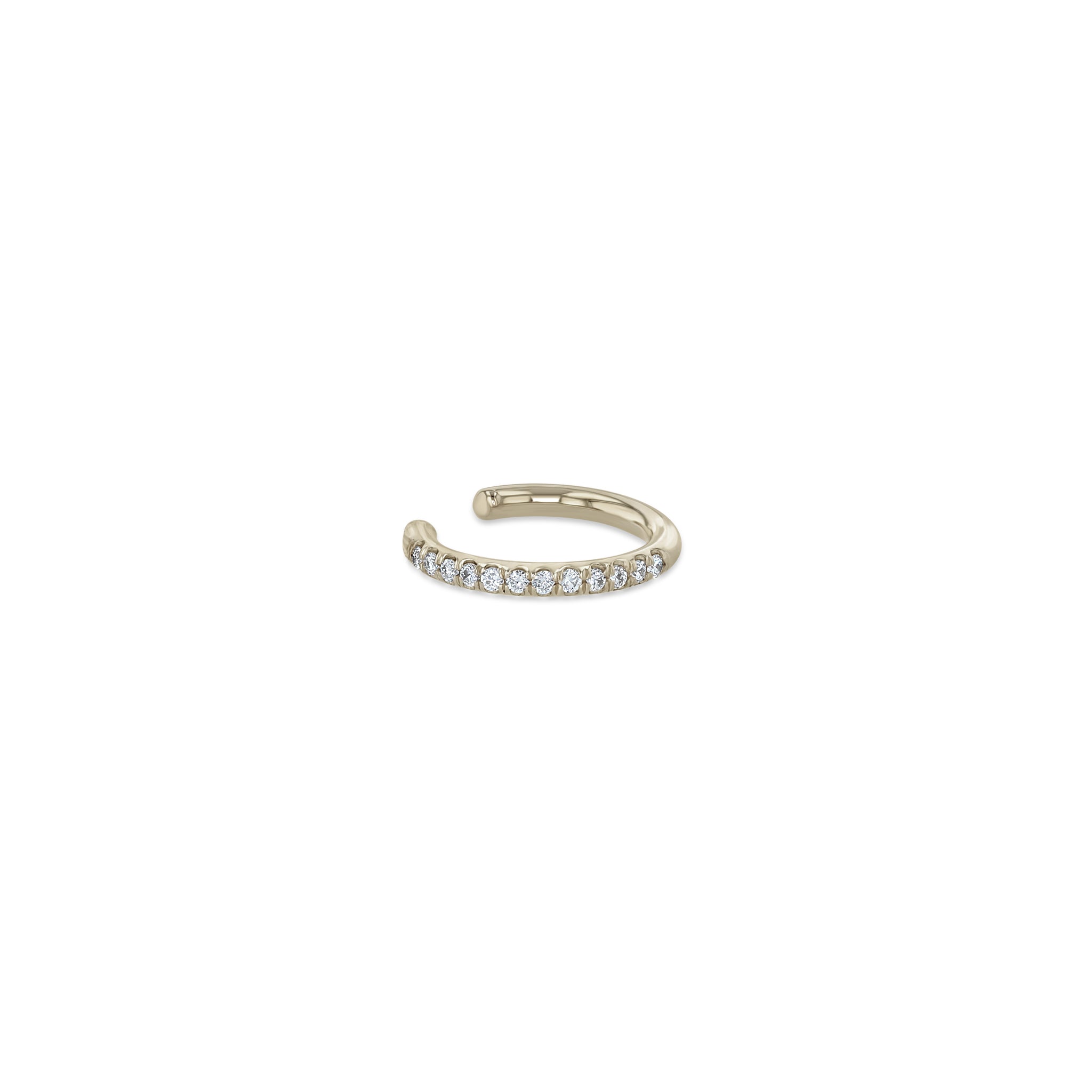 Zoë Chicco 14k Gold Thick Pavé Diamond Ear Cuff