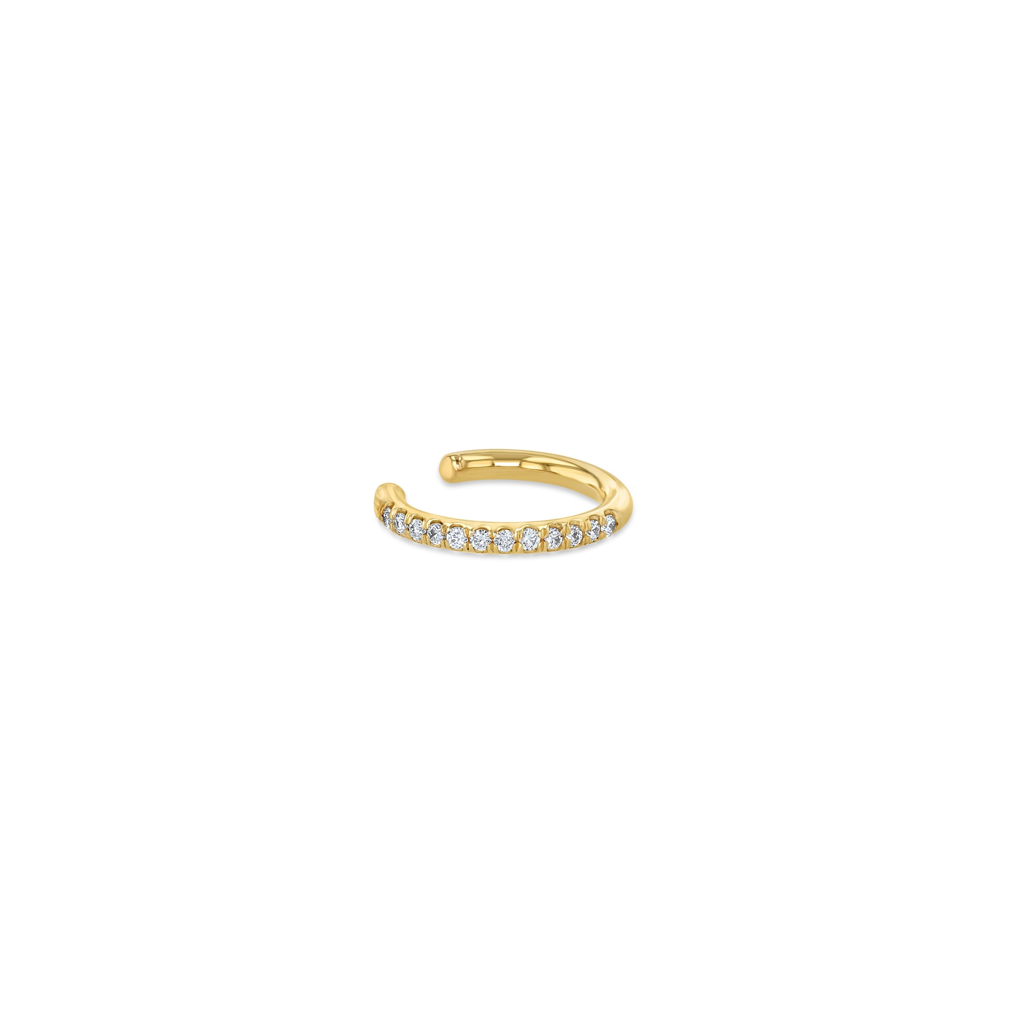Zoë Chicco 14k Gold Thick Pavé Diamond Ear Cuff
