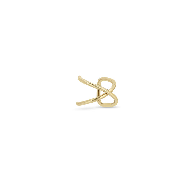 Zoë Chicco 14k Yellow Gold X Crossover Ear Cuff